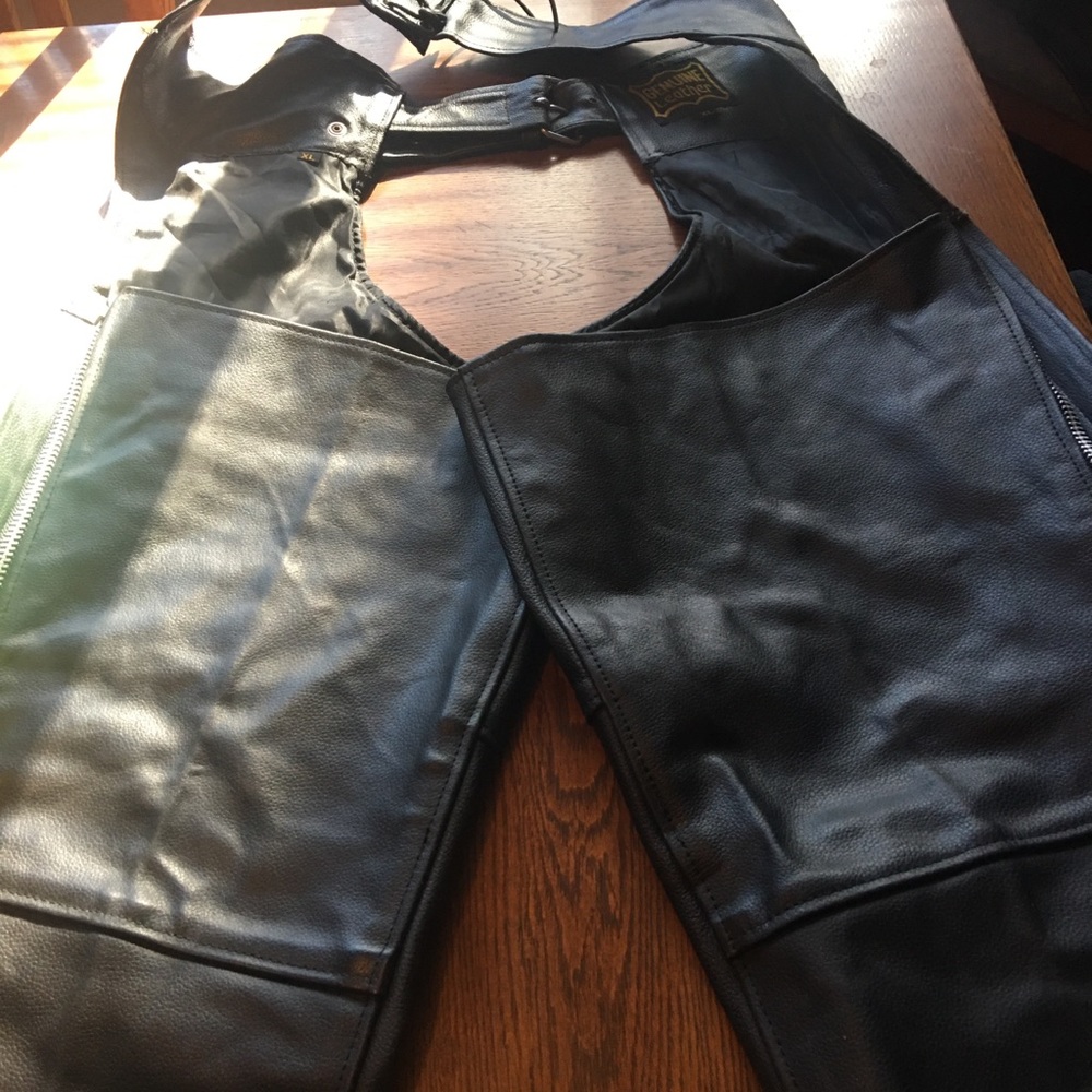 Mens leather chaps